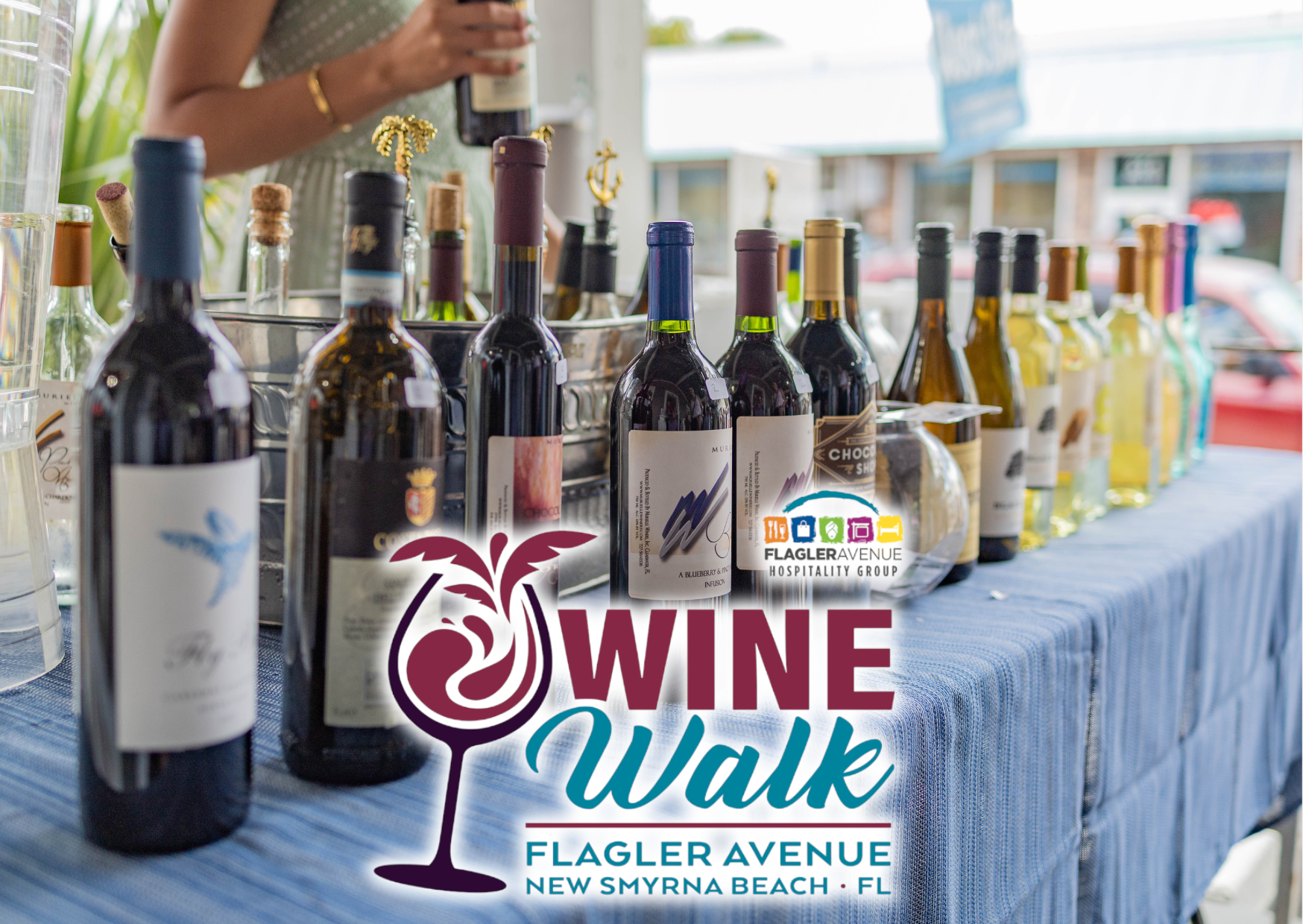 Flagler Avenue Wine Walk September Event